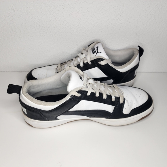 PUMA Rebound LayUp SL Low White Black Mens Sz 11.5 Athletic Shoes Sneakers - Picture 12 of 12